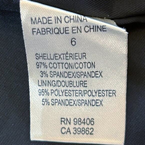 THEORY Cotton Blend One Button Blazer Jacket 6 - Picture 8 of 14